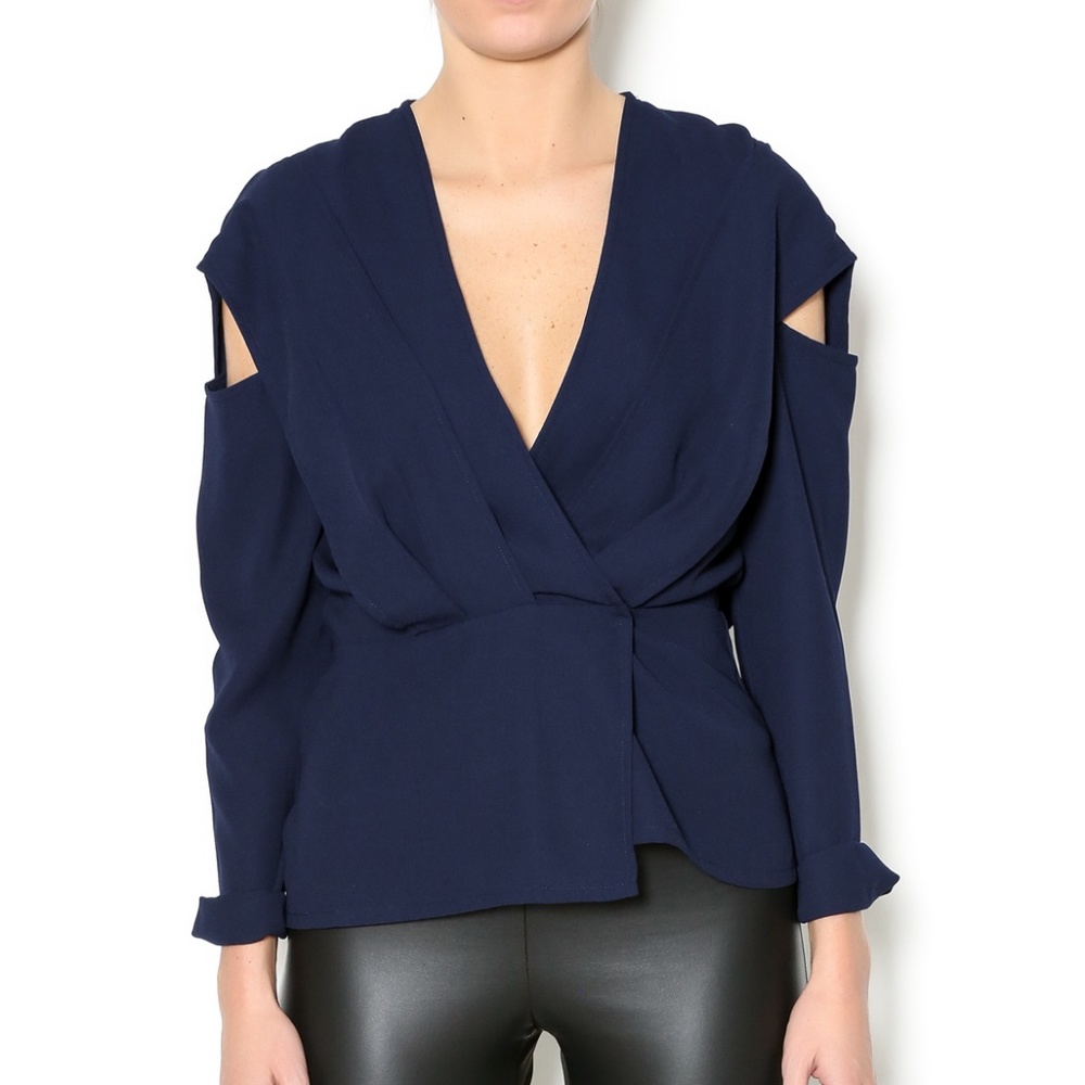 Maurie & Eve Margot Blouse in Navy - Picture 1 of 2